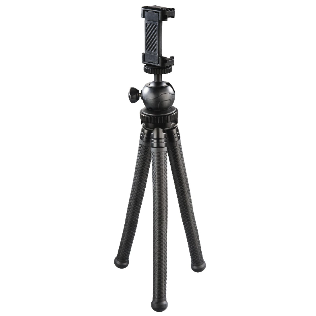 Stativ "FlexPro" für Smartphone, GoPro und Fotokameras, 27 cm, Schwarz |  Hama