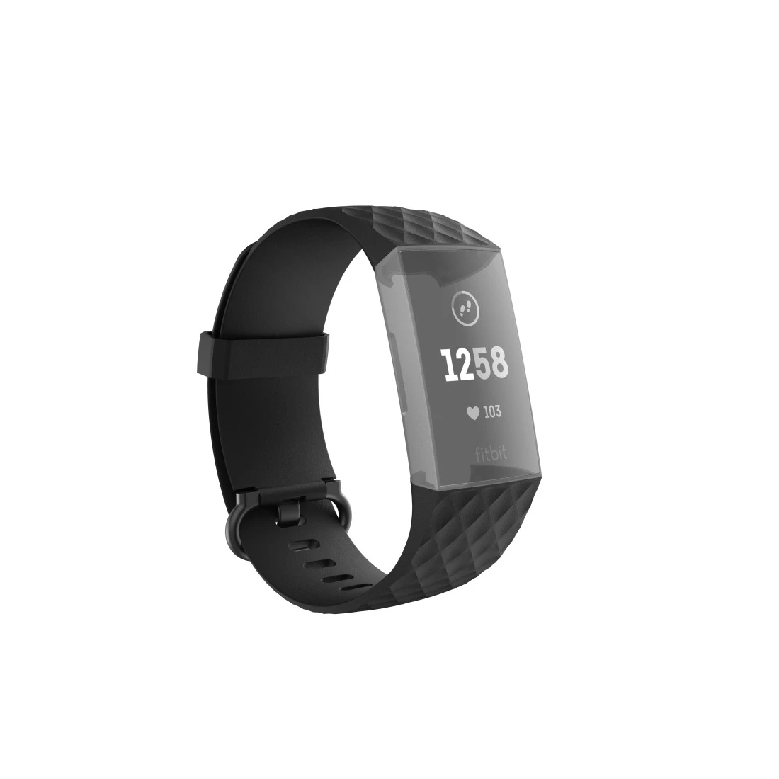 Armband für Fitbit Schw. Uhrenarmband universal, Charge 3/4, zum Hama Tauschen, 