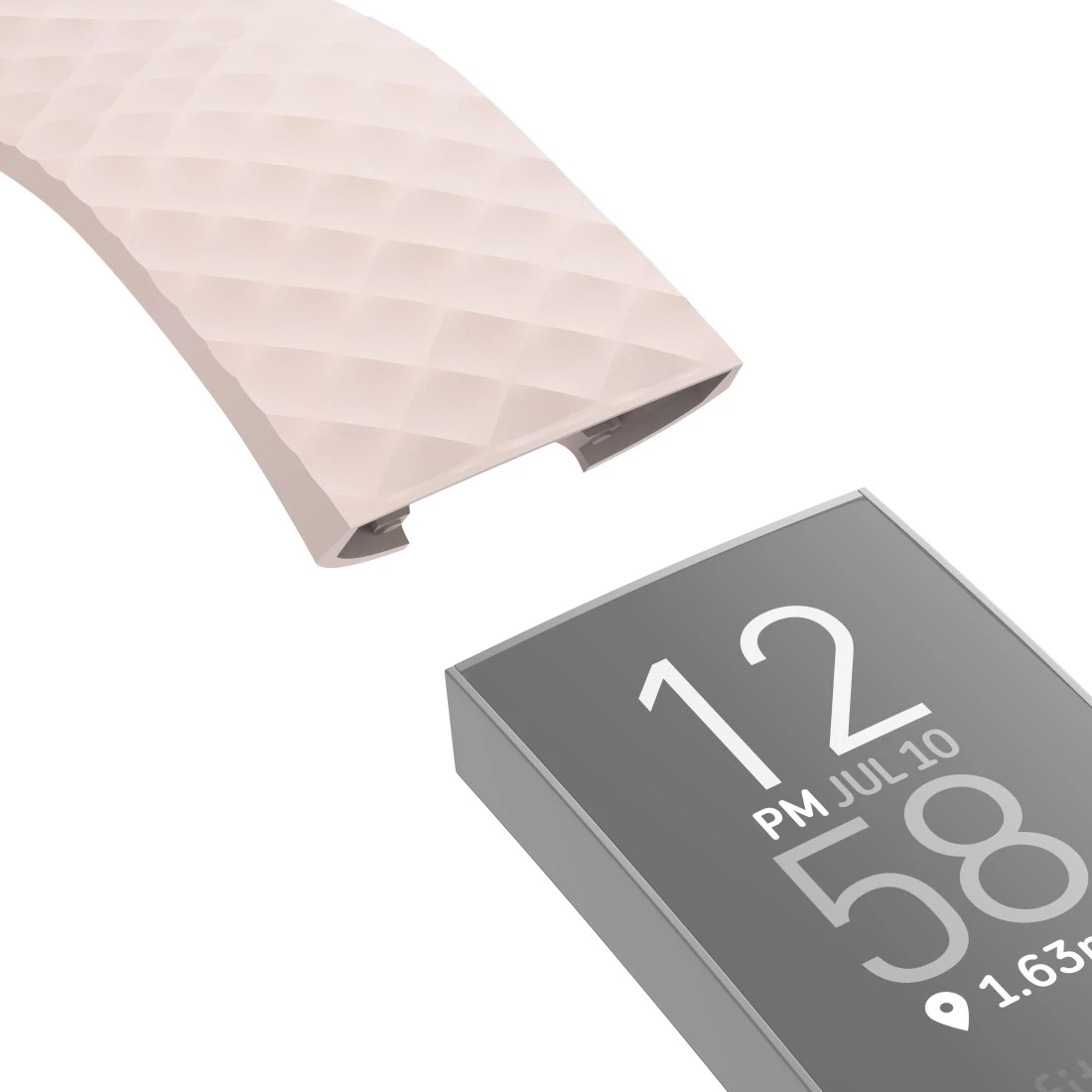 3/4, Tauschen, Charge zum universal, für Fitbit | Armband Rosé Uhrenarmband Hama