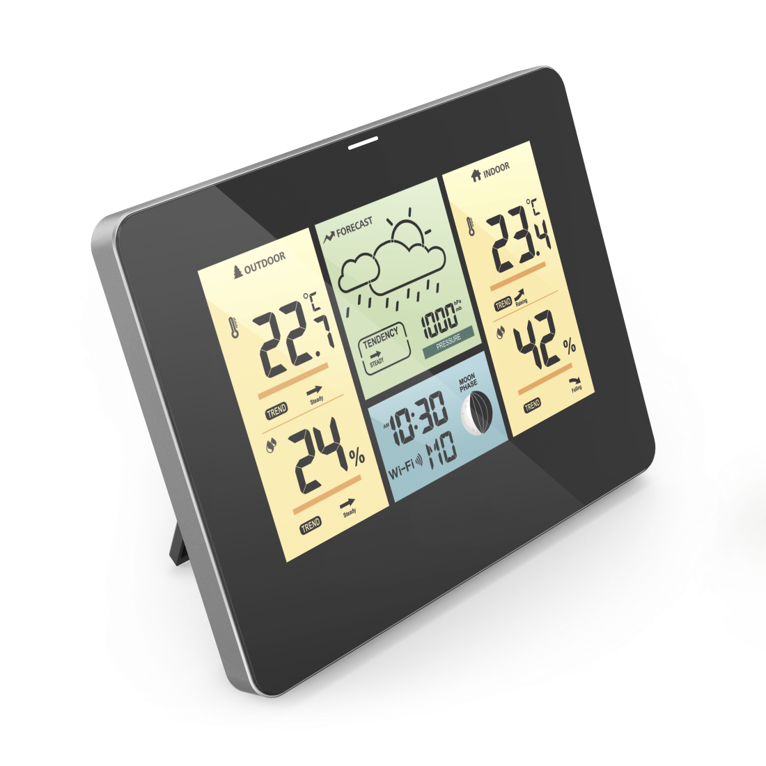 00176596 Hama WLAN-Wetterstation mit App, Außensensor, Thermometer/Hygrometer/Barometer  | hama-suisse.ch