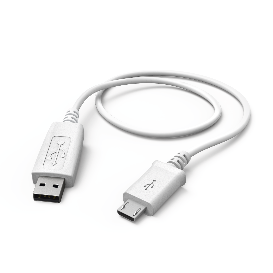 Lade-/Datenkabel, Micro-USB, 1,0 m, Weiß | Hama