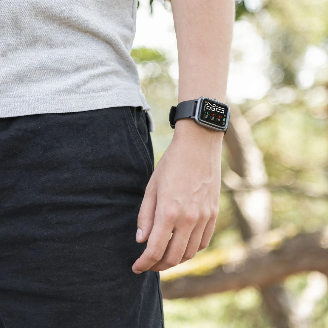 Smartwatch "Fit Watch 5910", GPS, wasserdicht, Herzfrequenz, Kalorien, SW |  Hama