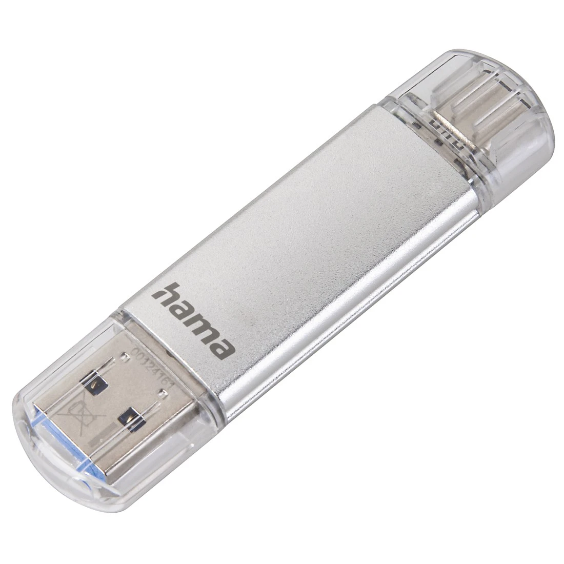 MB/s, Hama 40 | 3.0, 128GB, Silber USB 3.1/USB \
