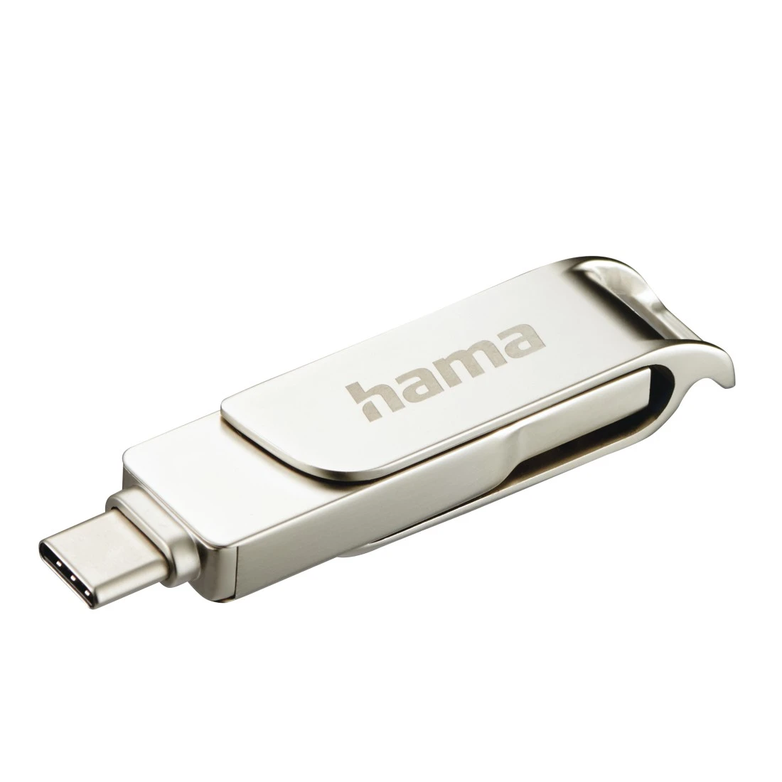 USB-Stick C-Rotate Pro, USB-C 3.1/3.0, 32GB, 70 MB/s, Silber