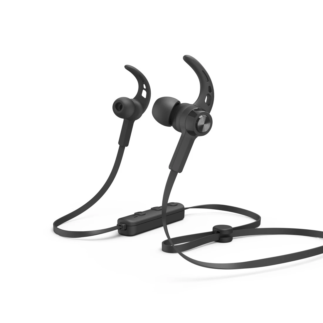 Bluetooth®-Kopfhörer "Freedom Run", In-Ear, Mikrofon, Ear-Hook, Schwarz |  Hama