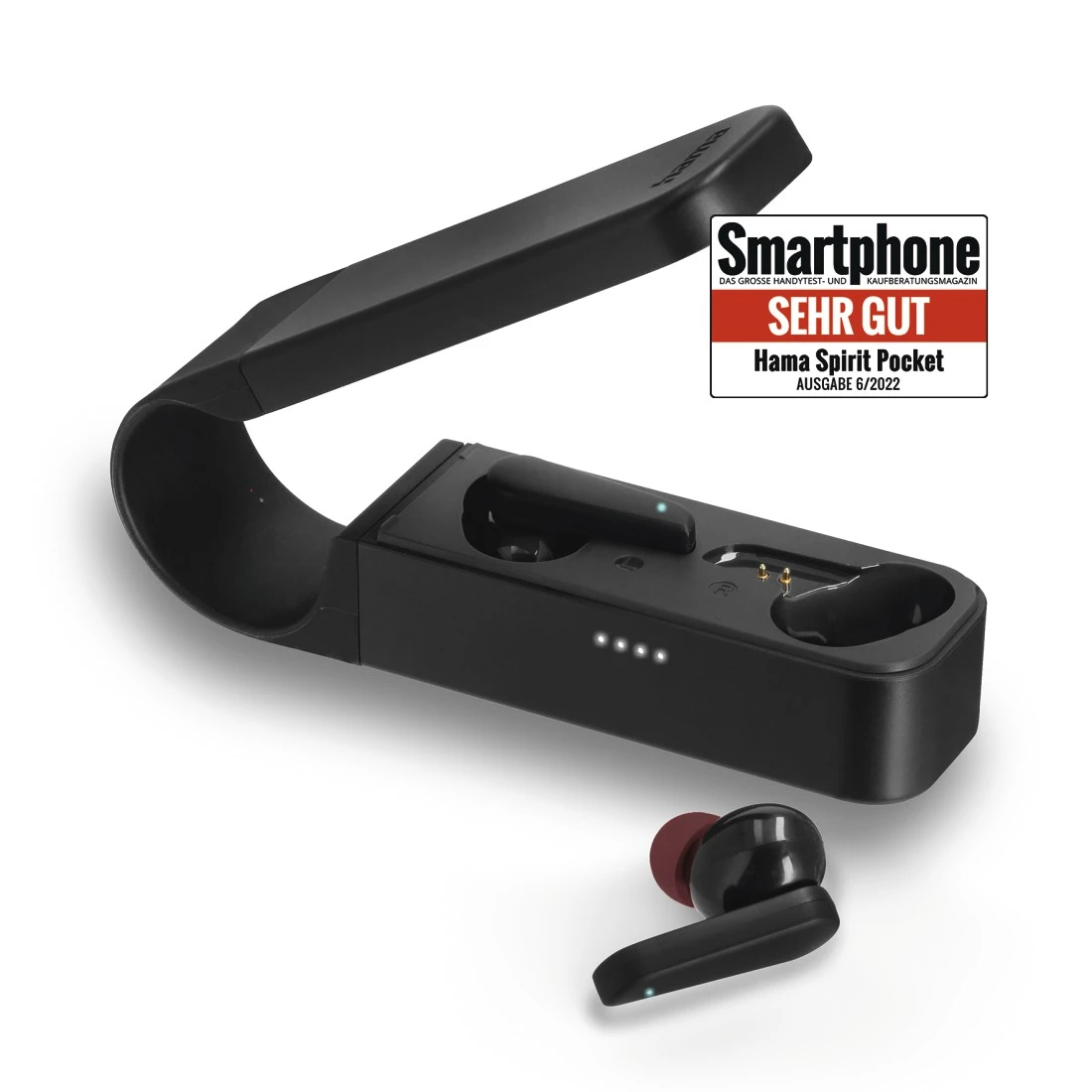 Bluetooth®-Kopfhörer "Spirit Pocket", True Wireless, In-Ear, Schwarz | Hama