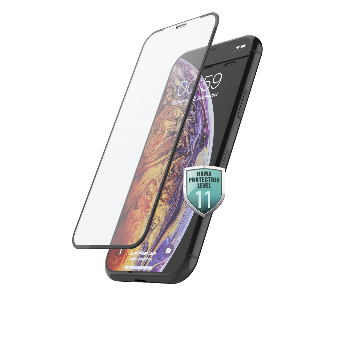 00186259 Hama 3D-Full-Screen-Schutzglas für Apple iPhone X/XS/11 Pro,  Schwarz | hama-suisse.ch