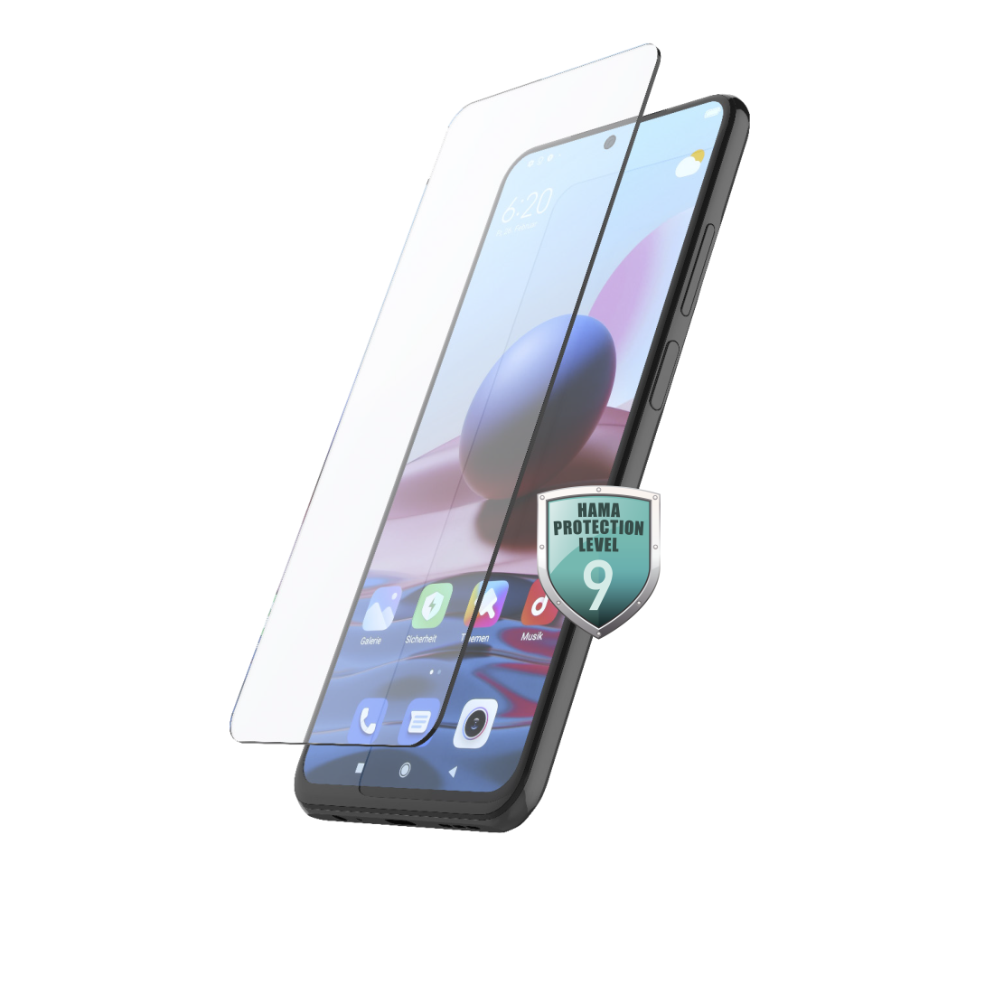 00195500 Hama "Premium Crystal Glass" für Xiaomi Redmi Note 9 Pro (Max)/9S/ Mi 10T Lite 5G | hama-suisse.ch