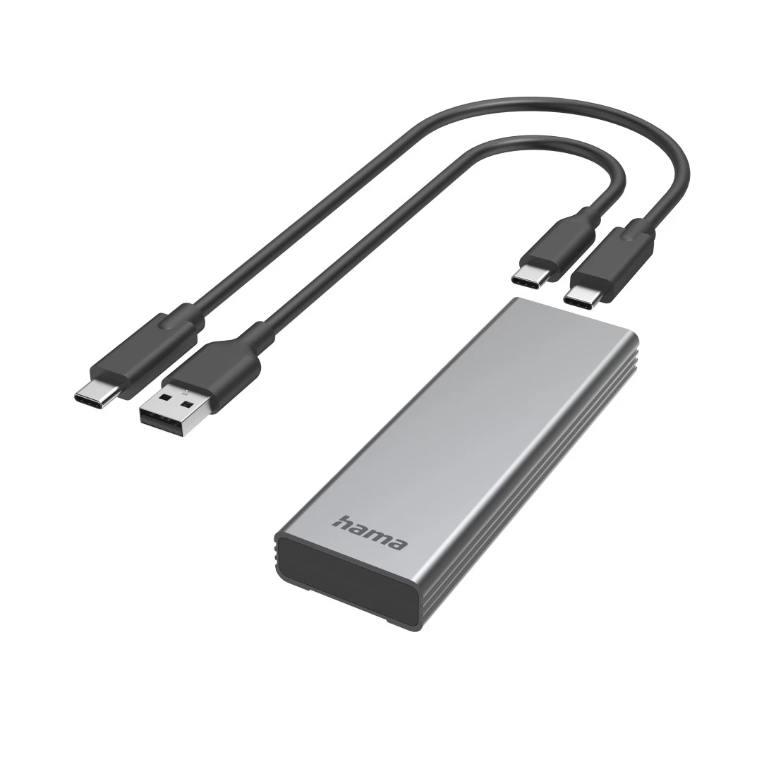 USB-Festplattengehäuse für M.2 SATA & NVMe SSD-Festplatten | Hama