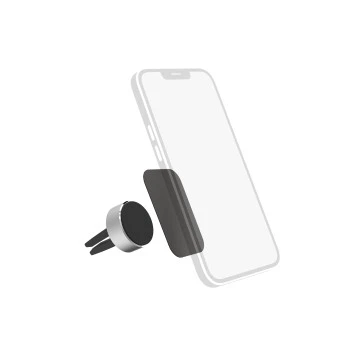 Hama Handyhalterung Auto Magnet, für Lüftung, schwarz silberfarben, robust  Smartphone-Halterung, (iPhone 15 14 13 12, 15 14 Plus, 15 14 13 12 Pro/ Pro  Max, 13 12 mini), Mit allen originalen Apple MagSafe- und Hama  MagLine-Produkten kompatibel
