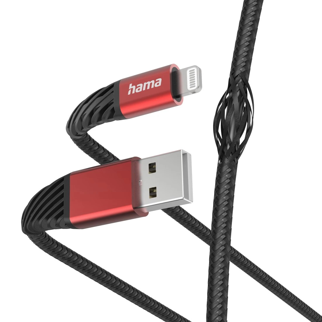 LITZEE Metallkabel, spiralförmiges USB-Kabel, einziehbares Kabel,  Datensynchronisation, Ladekabel, Spiralkabel, Auto-Ladekabel, für Phone X XR