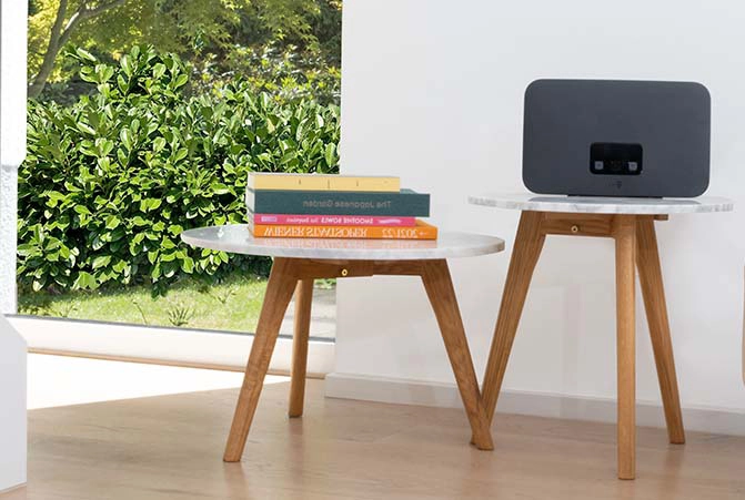 Mehrere Smart Home Artikel in der Wohnung.