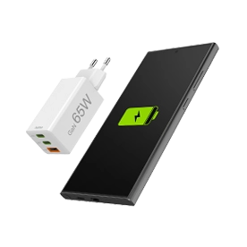 Hama Schnellladegerät, 2x USB-C PD, 1x USB-A QC, Mini-Ladegerät, 65W, Weiß