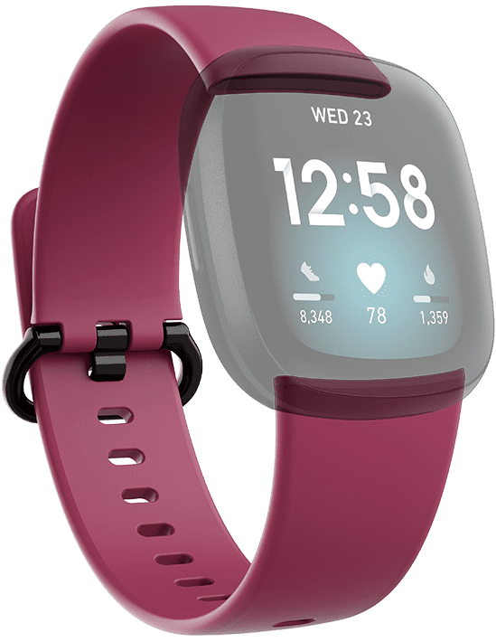 Armband für Fitbit Tauschen, 3/4/Sense Uhrenarmband zum | Hama Bordeaux Versa (2)