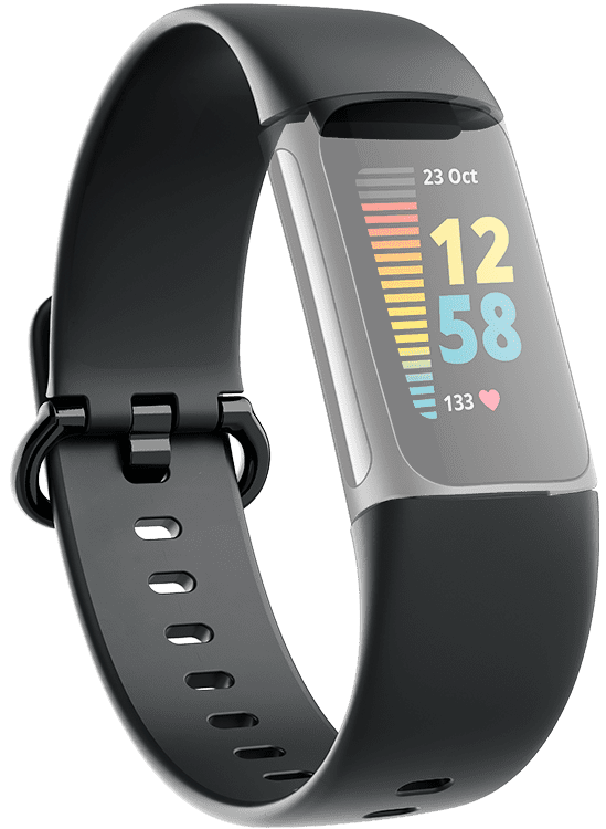 Armband für Fitbit Charge 5, Uhrenarmband zum Tauschen, universal, Schw. |  Hama