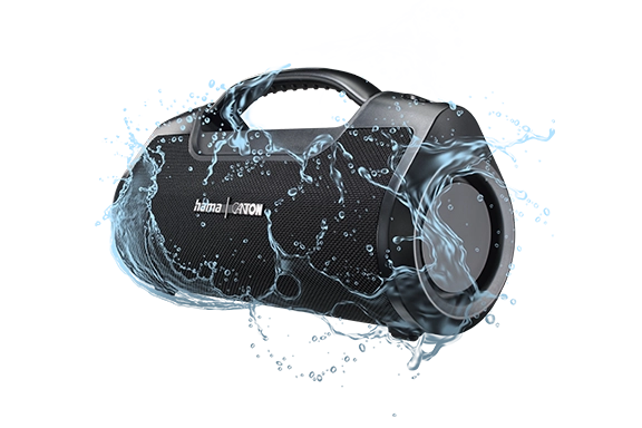 Bluetooth-Lautsprecher "Mate Pro MK II" kommt mit Wasser in Kontakt
